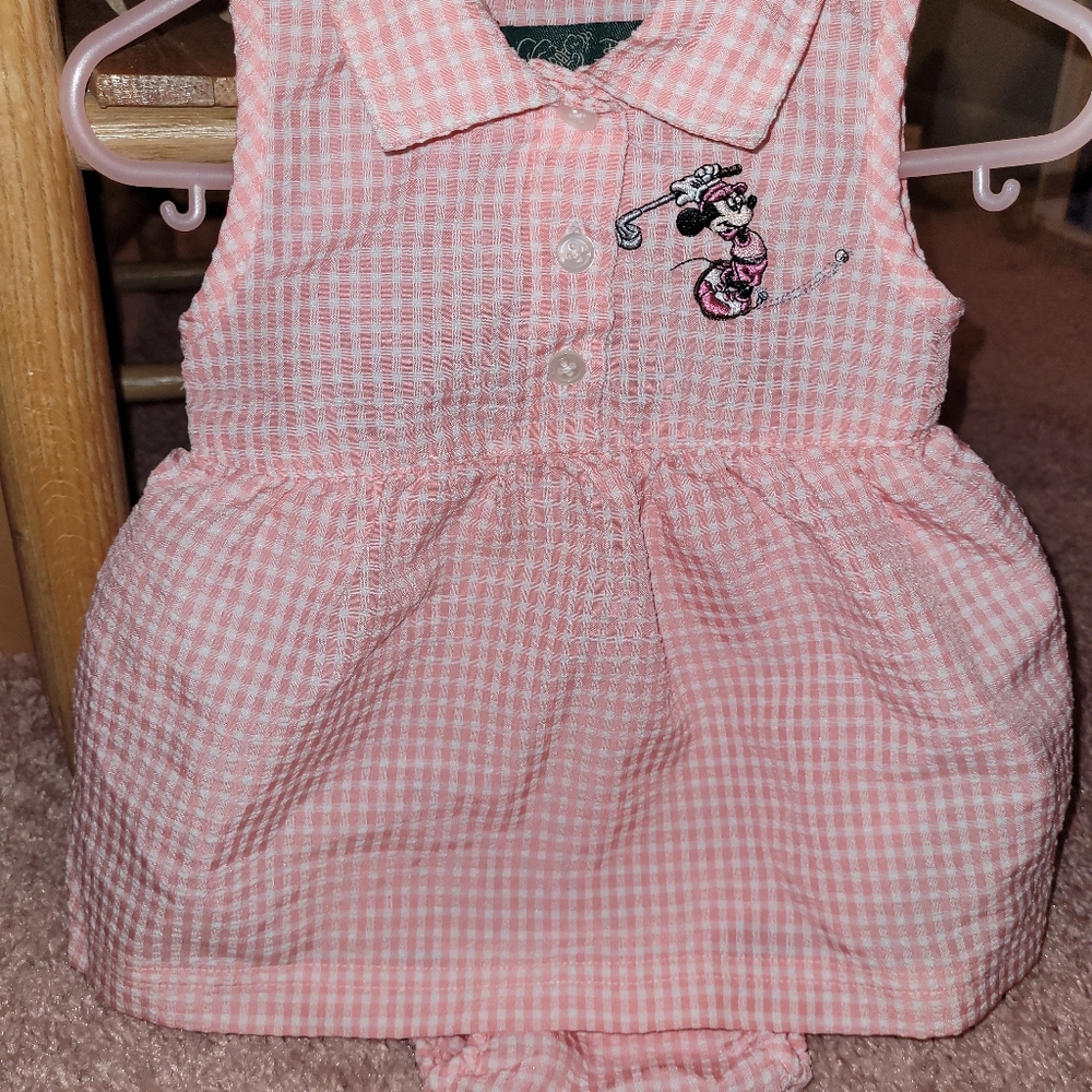 Mini mouse golf dress 6-12mon